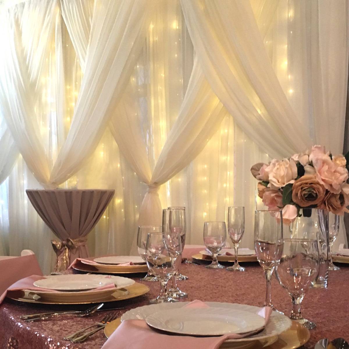 Sheer Drape Backdrops